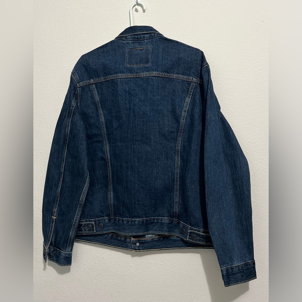 LEVI’S DENIM TRUCKER Jacket Blue Size Large  For Men’s- New - Picture 3 of 6